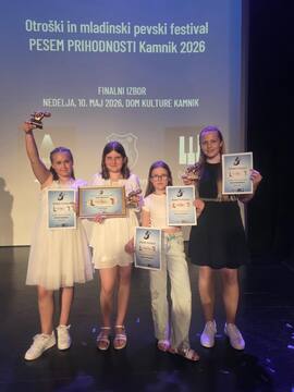 Mladi pevci  navdušili na festivalu Pesem prihodnosti 2026